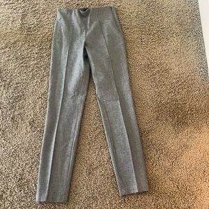 Pin tucked side zip pants